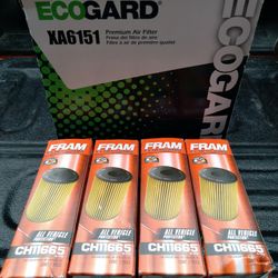 2018 Dodge Journey  - New Air Filter And 4 New Oil Filters CH11665
