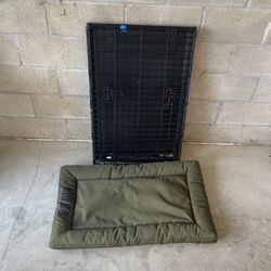 Large Dog Kennel And Bed
