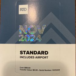 November Rtd Pass