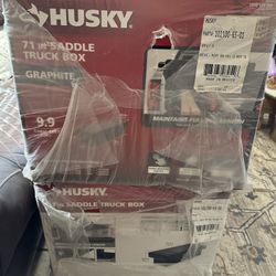 Husky 71 in. Graphite Aluminum Full Size Crossover Truck Tool Box