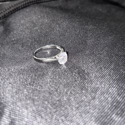 Classic Diamond Ring (Silver )