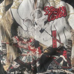 Rebel minds graphic full zip jacket