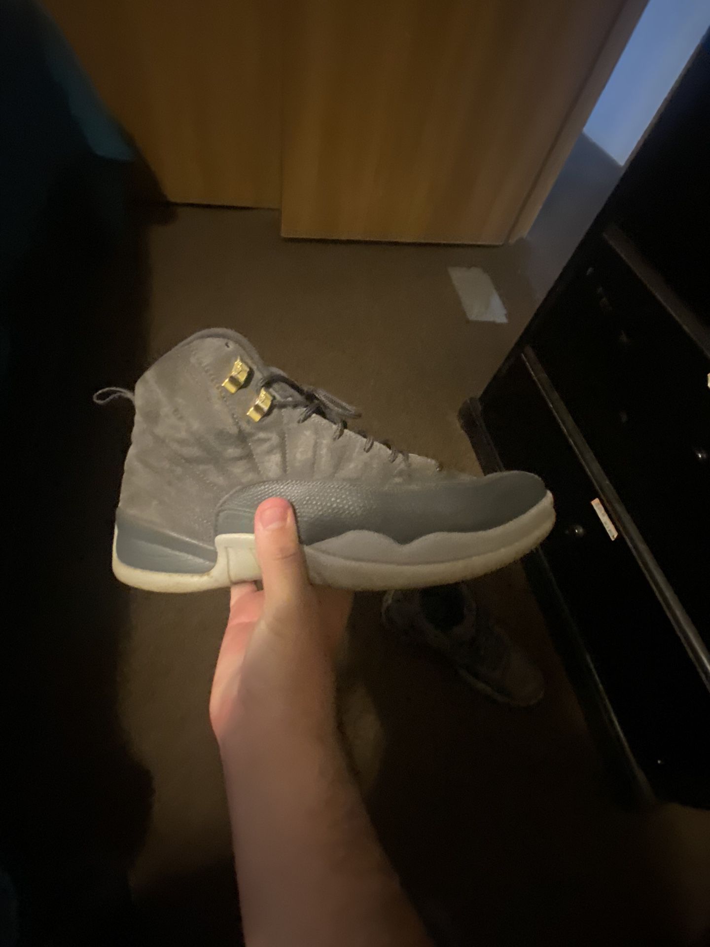 Jordan 12’s Grey Size 12