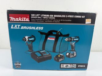 Makita XT281S 18V LXT Brushless 2-Piece Combo Kit