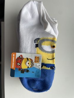 Minion Toddler Socks Dispicable Me Size 9-12
