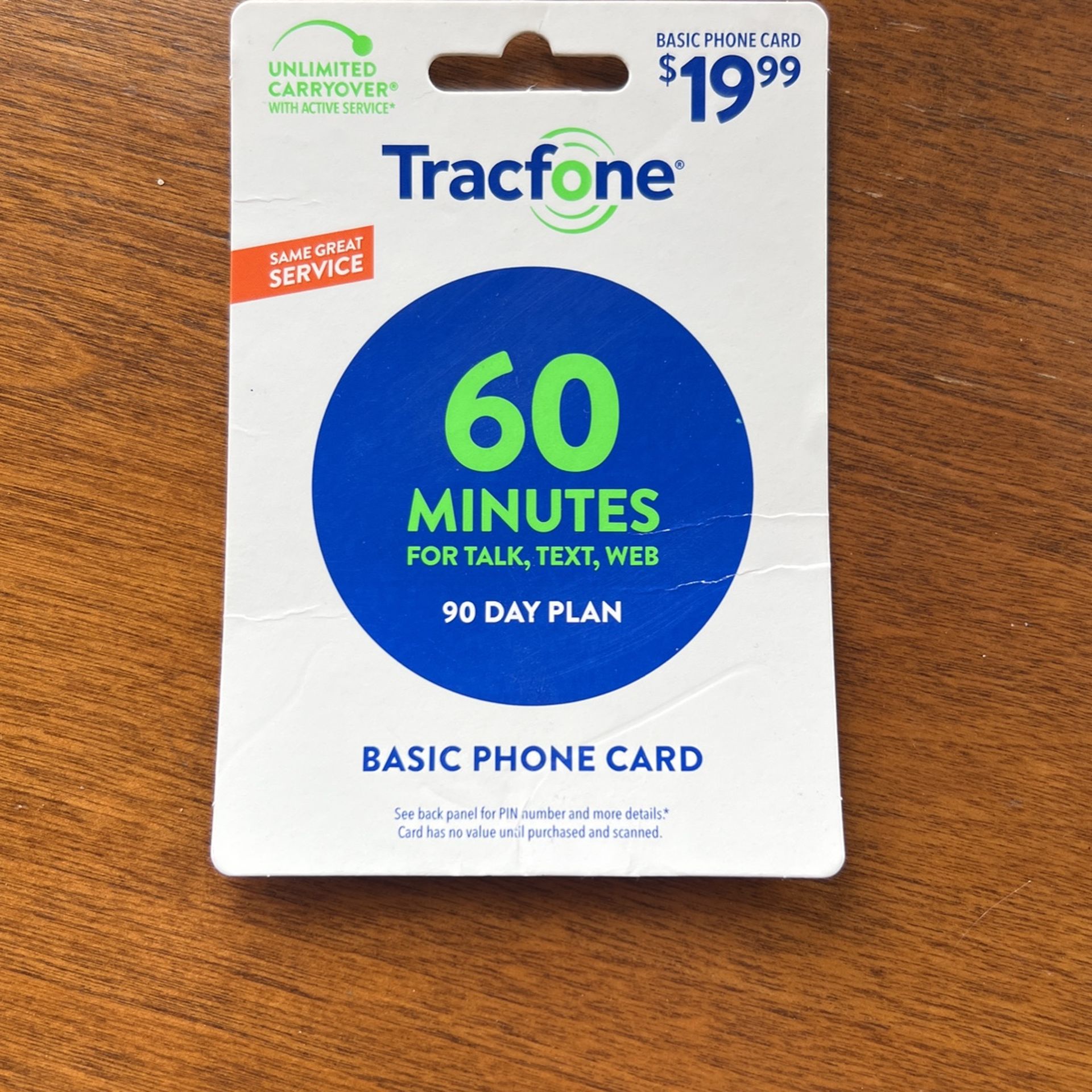Tracfone 60 Minutes of Talk Text Web