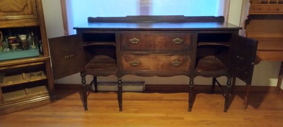 Antique Jacobean style Buffet table