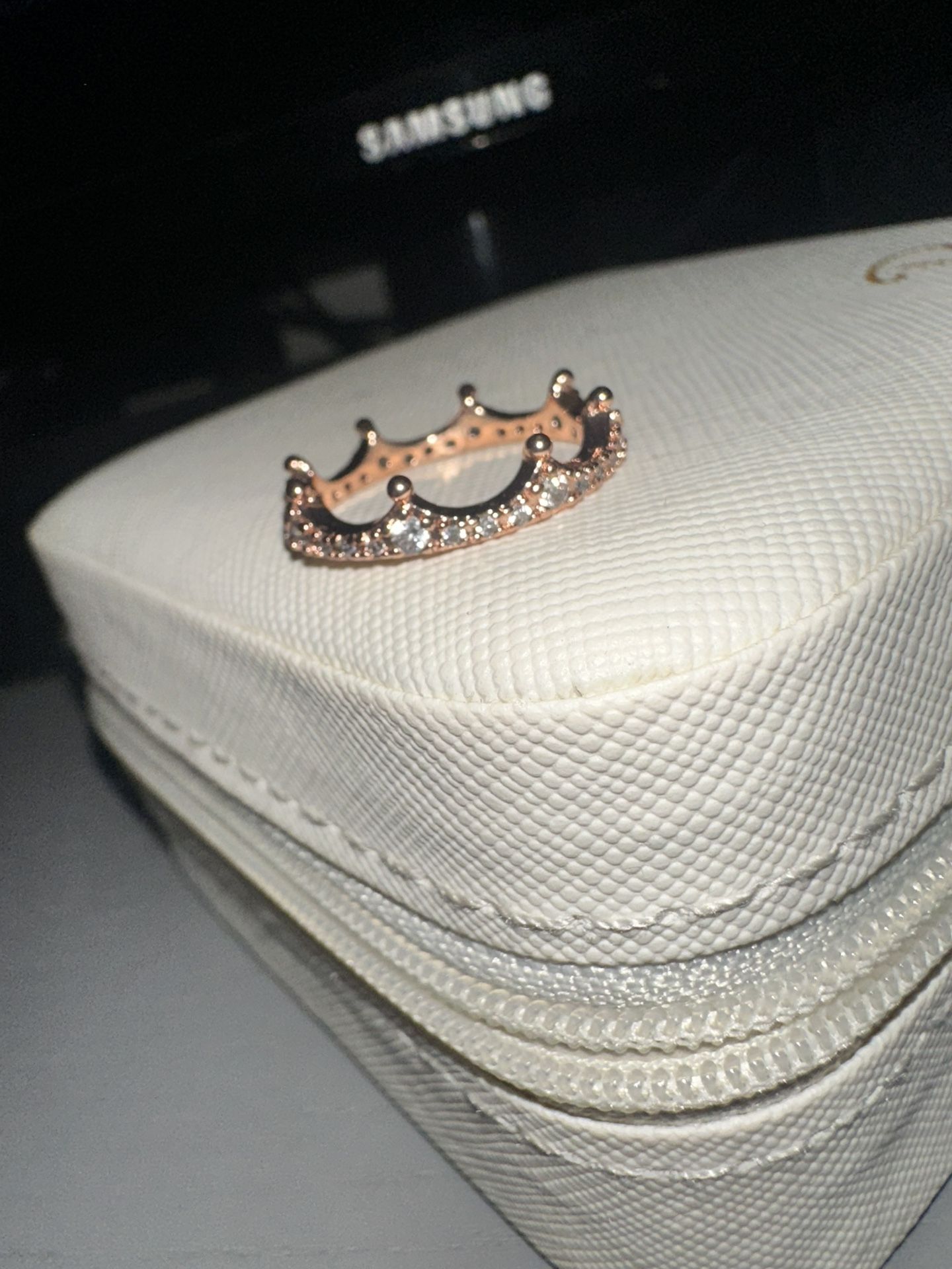 Pink Crown Ring 