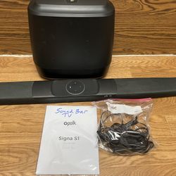 Polk sound bar and subwoofer set