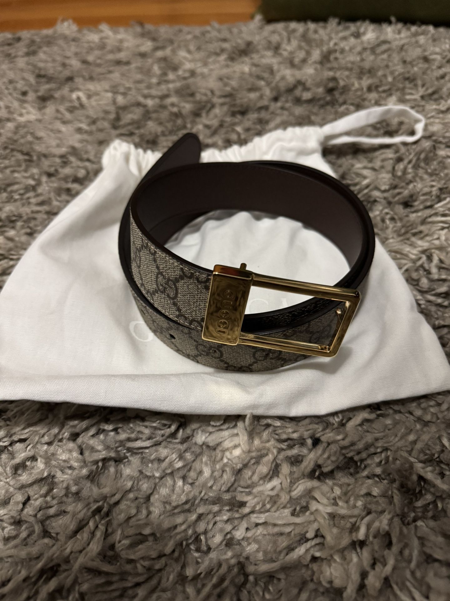 Gucci Belt With Rectangular Buckle