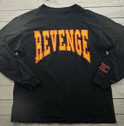 Drake Revenge Summer Sixteen Long Sleeve T-Shirt Medium Black