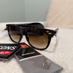 Ray-Ban RB2140 Wayfarer Tortoise Brown Lens