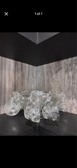 Crystal punch bowl