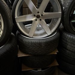 24 Inch Strada Wheels Tires And Sensors 