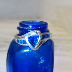 10 K Sapphire Ring