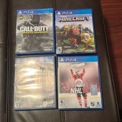Play Station 4 Games All 4 For 20