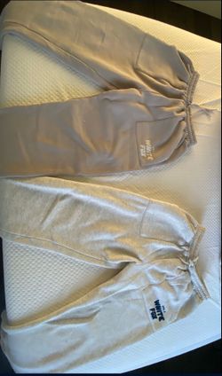 White fox sweatpants