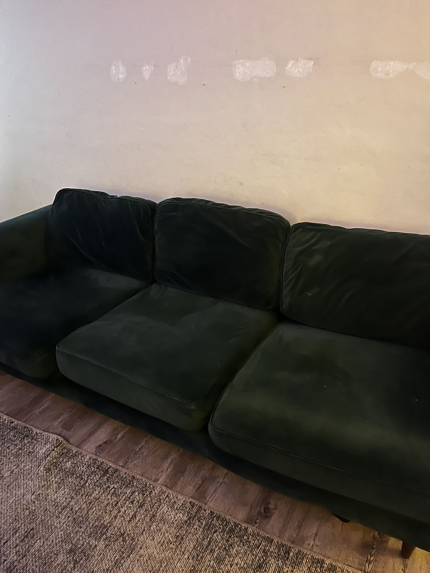 Green & Grey Couch