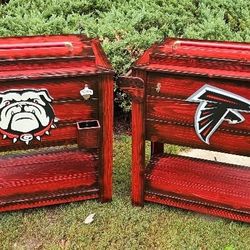 Custom Built Coolers With Sports Logo!