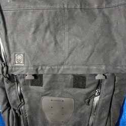 waxed canvas backpack