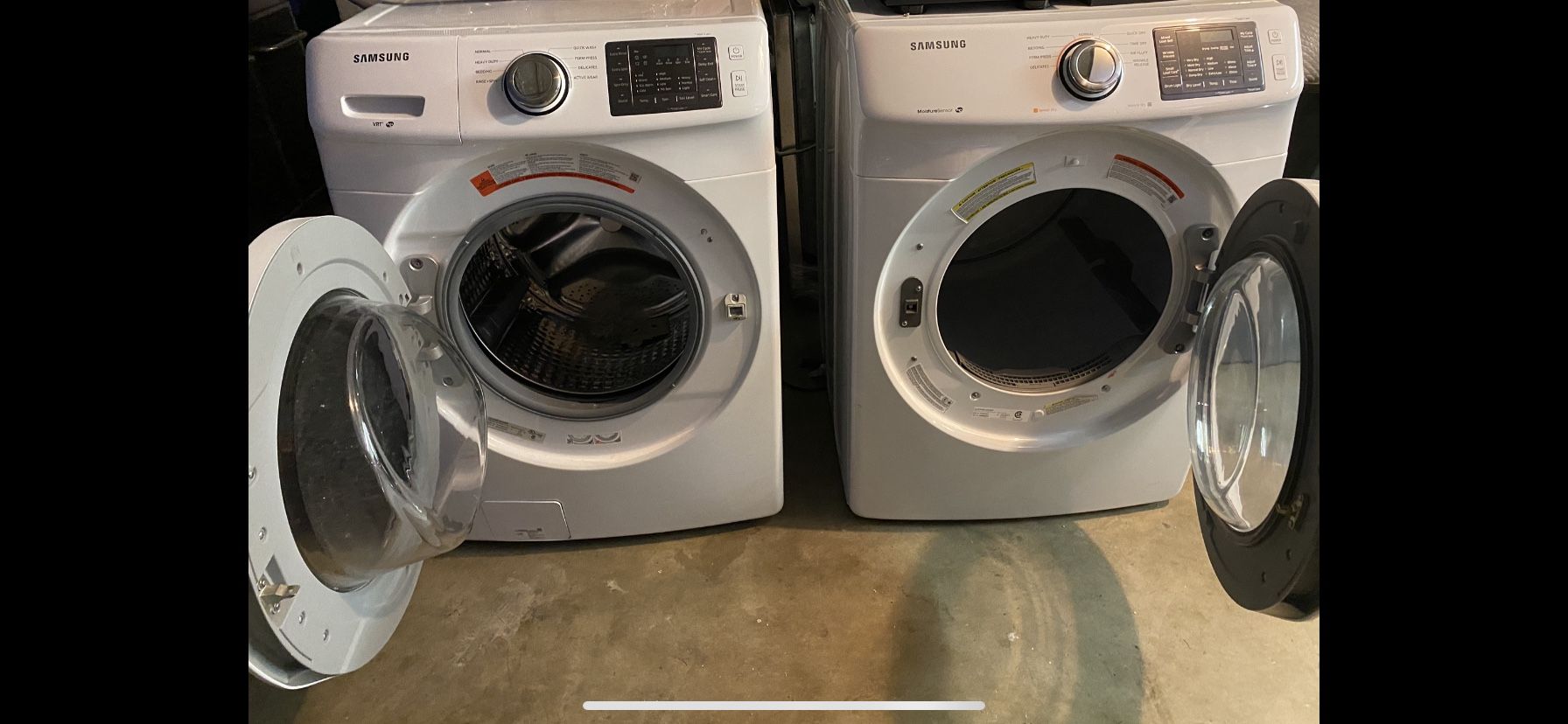 Washer and dryer