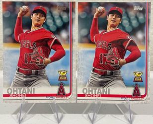 (2) Shohei Ohtani Rookie Cup Cards