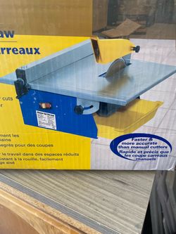 Tile cutter - 7” tile bench saw - BRAND NEW