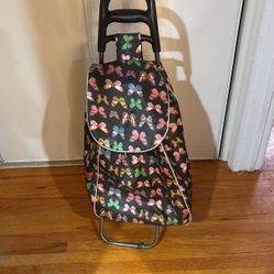 Portable Trolley Shopping Carry Bag -used