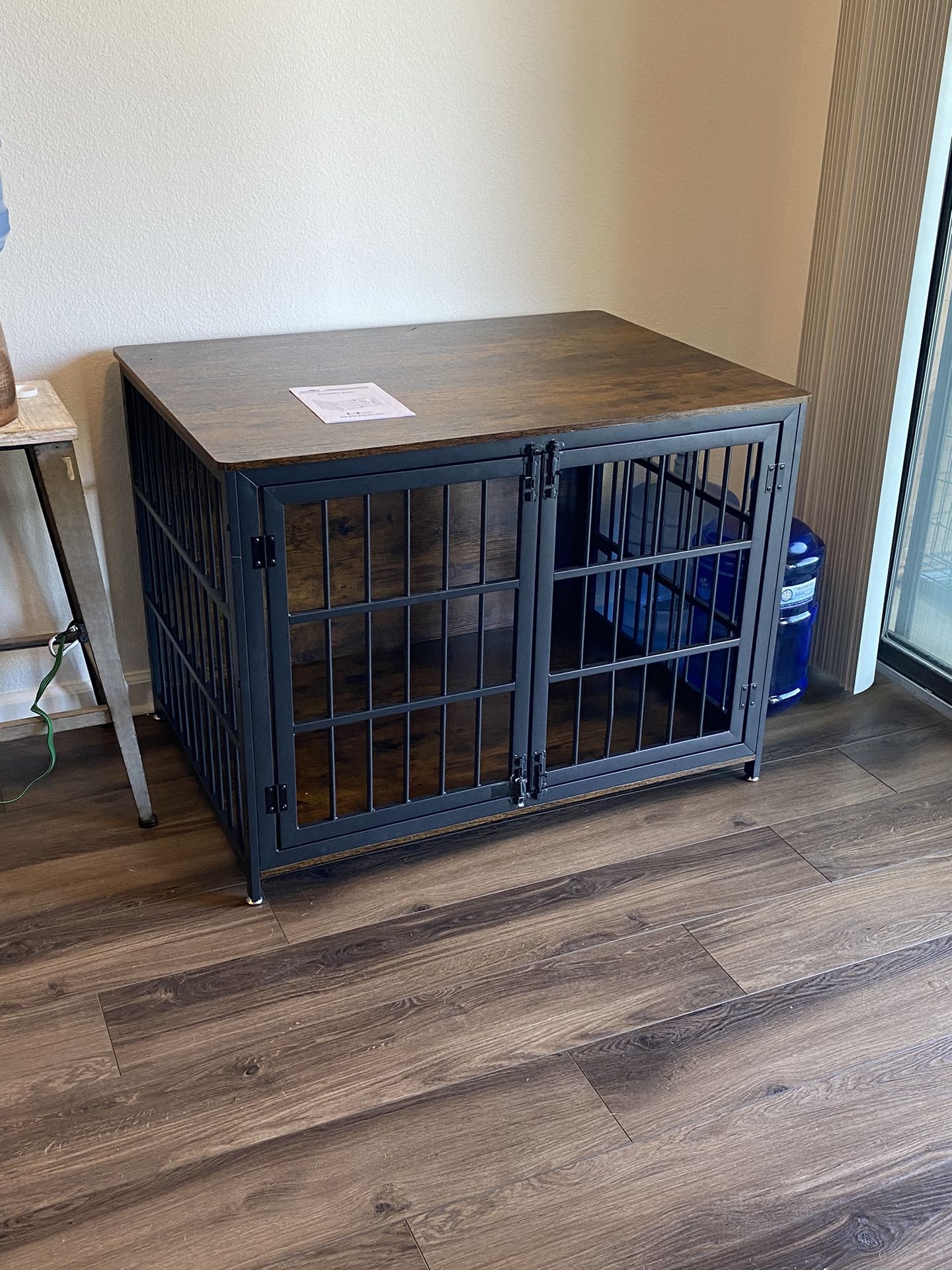 Large elegant furniture, dog crate