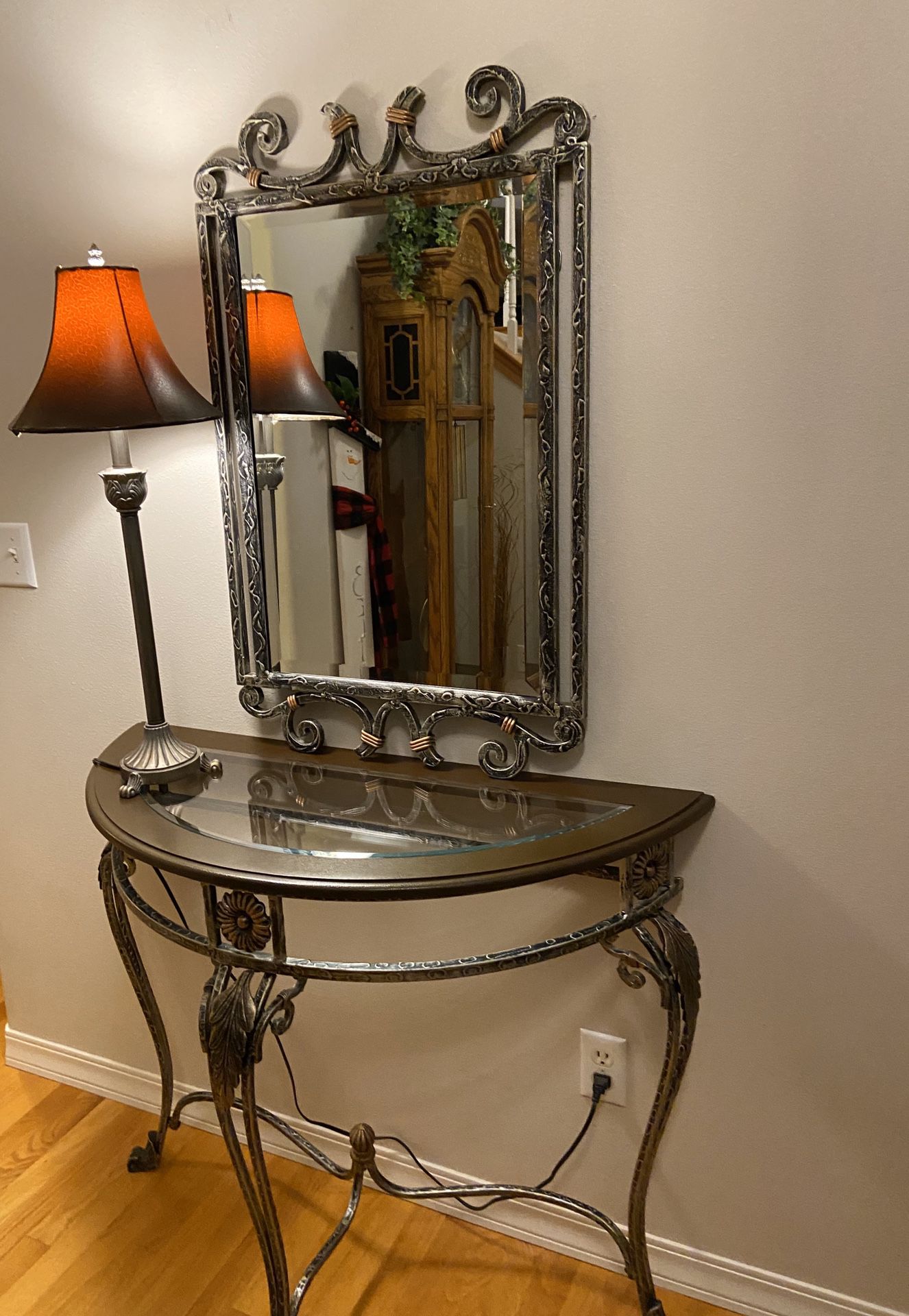 Glass Entry Table **PENDING SALE**