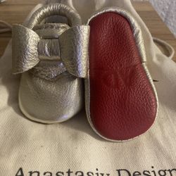 Girl Gold Red Bottom Shoes