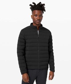 Lululemon Navigation Stretch Down Jacket Black Sz. L