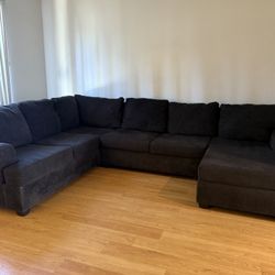 Black Sectional Sofa