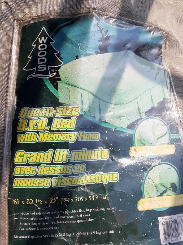Camping mattress queen size