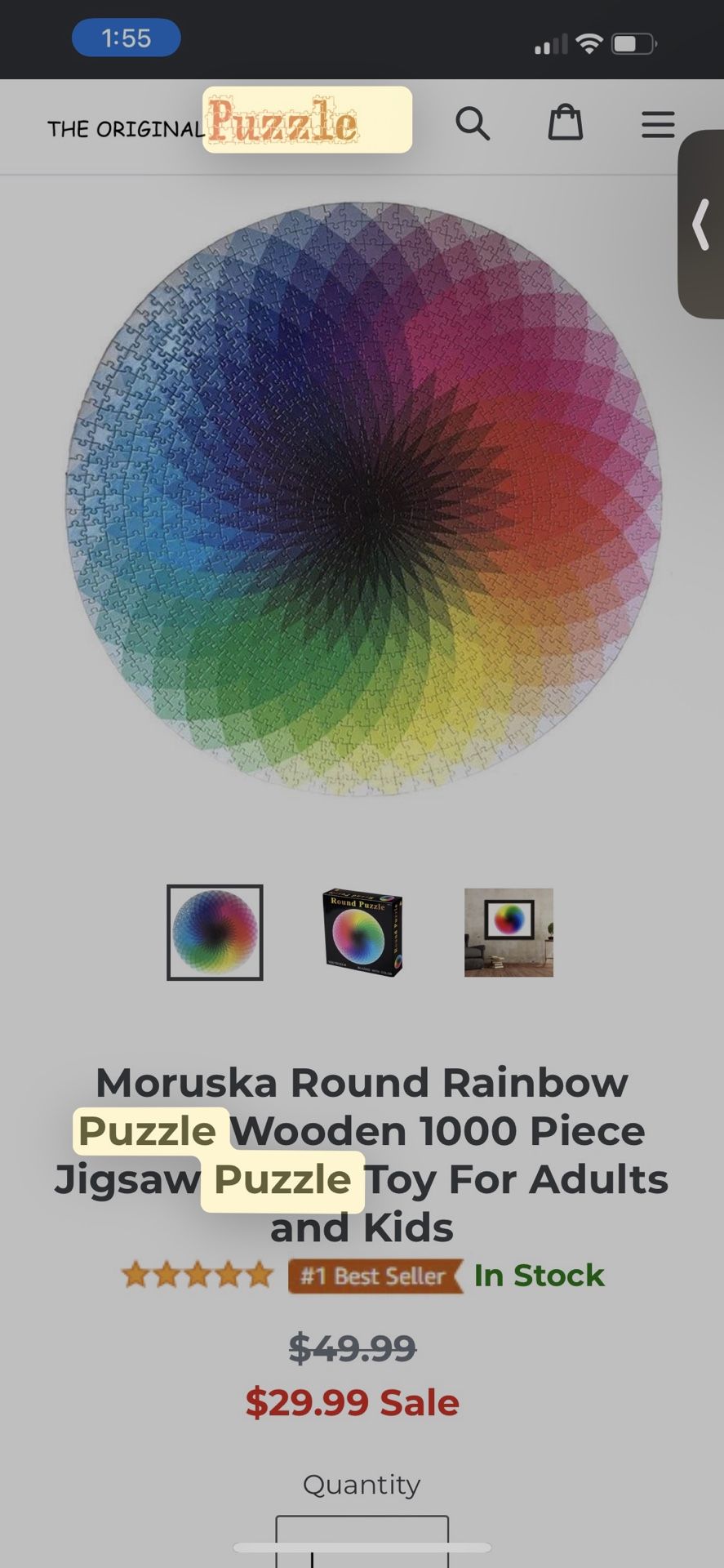 Color Gradient Puzzle