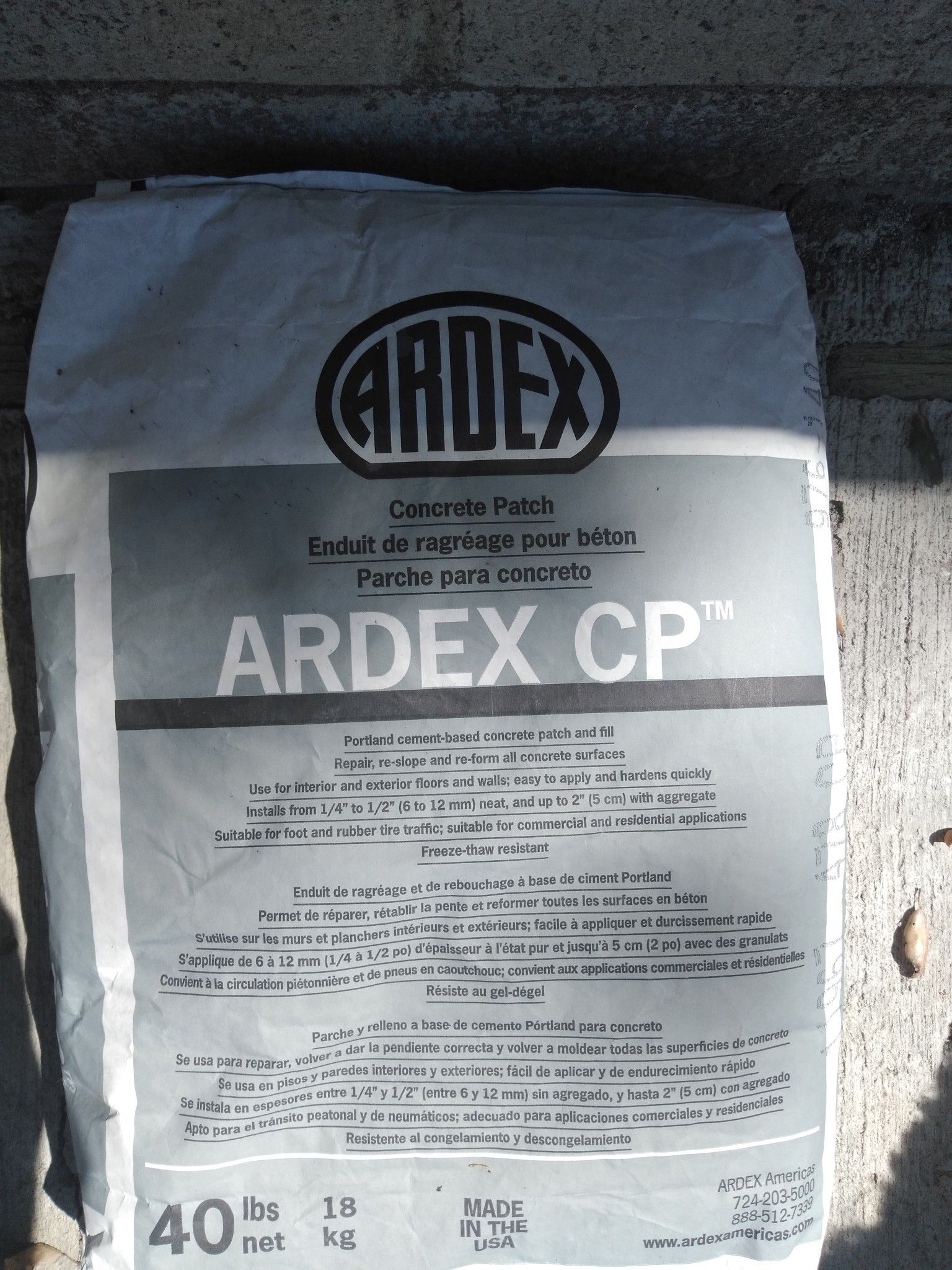 Ardex CP Concrete Patch