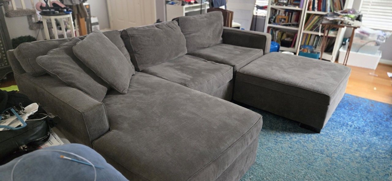 Gray Sectional Couch