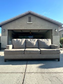 Free Delivery- Large Gray Couch
