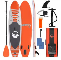 Inflatable paddle board