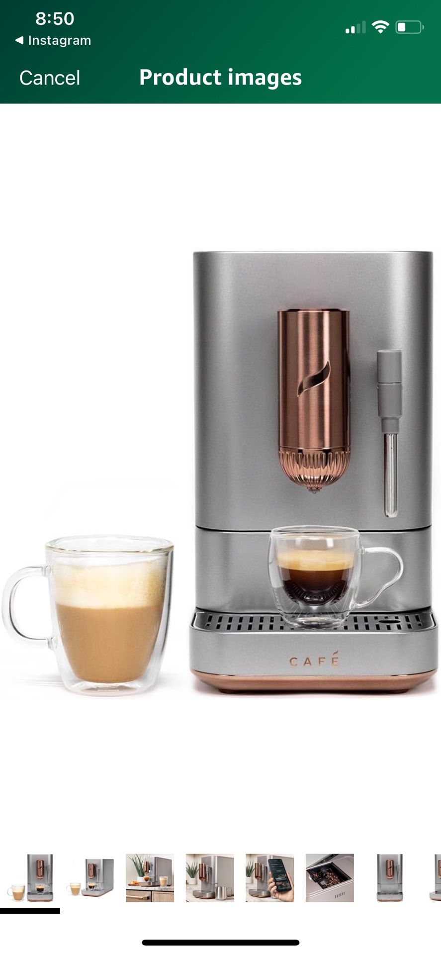 Cafe Automatic Espresso Coffee Machine 