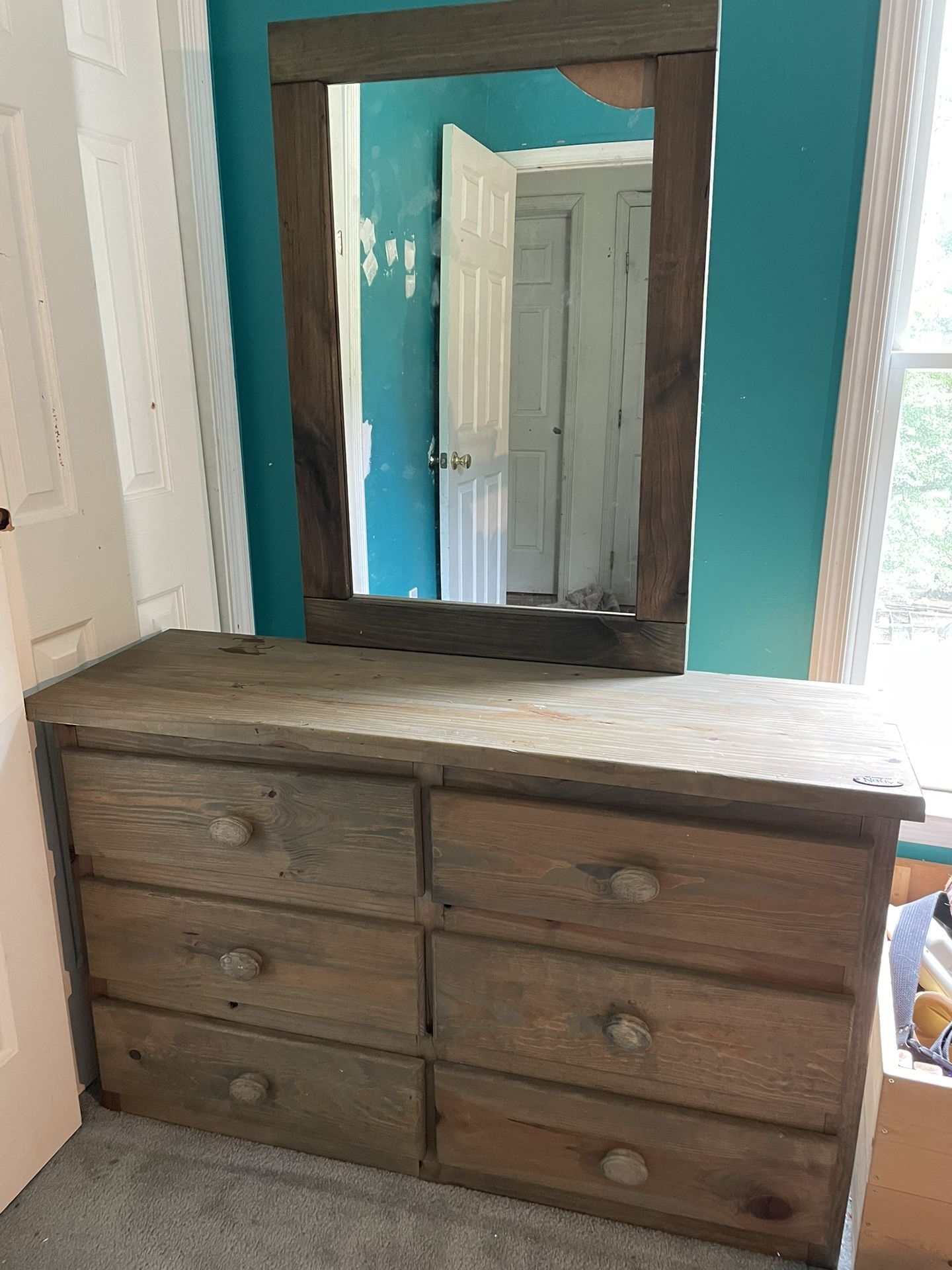 6 Drawer Dresser & Double Bed