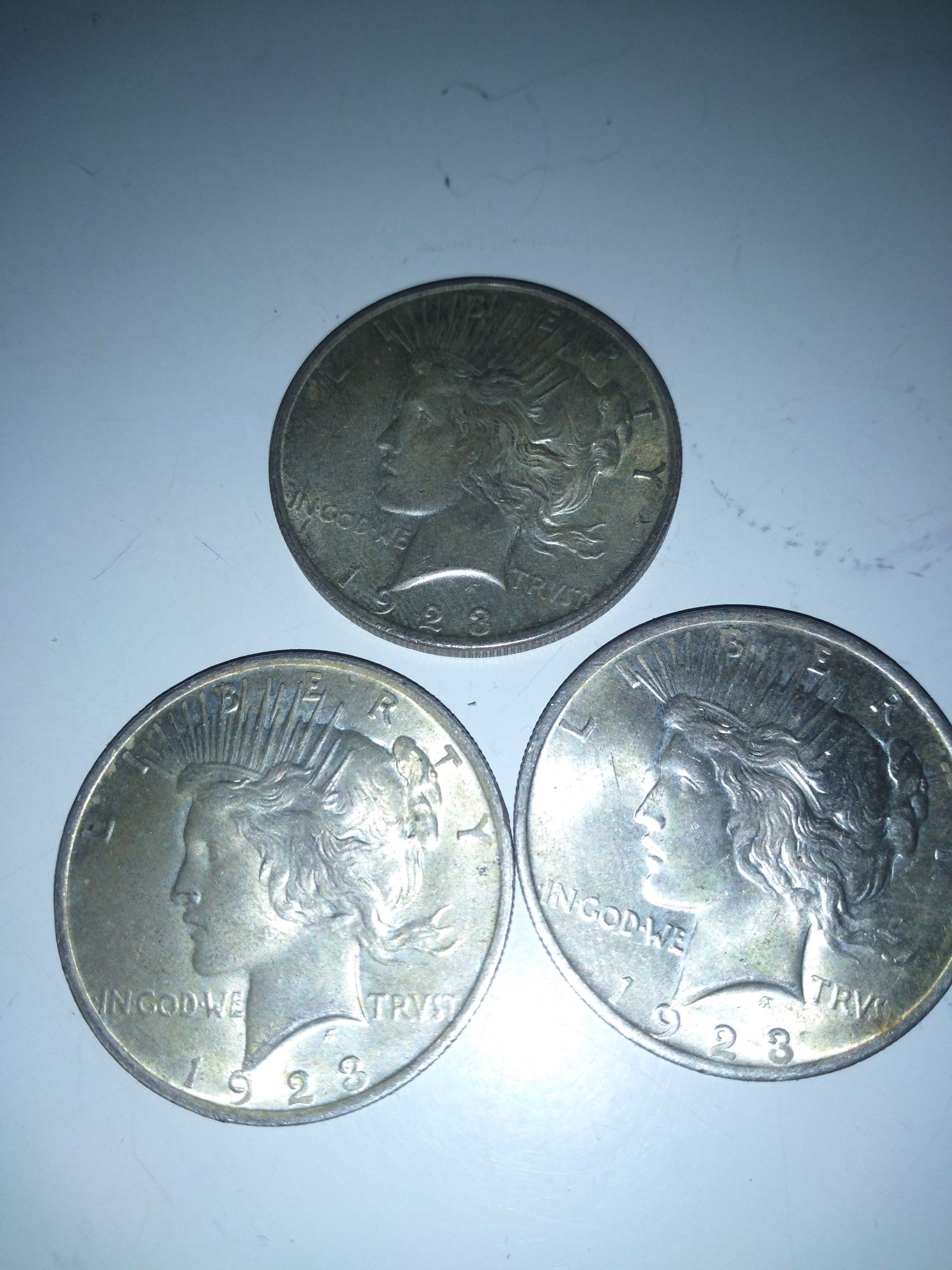 3 Peace dollar