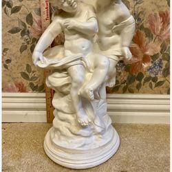 Young Lovers  cherubs statue 