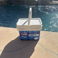 5 Pound Bucket Clorox Xtra Blue 3 inch Chlorine Pool Tablets
