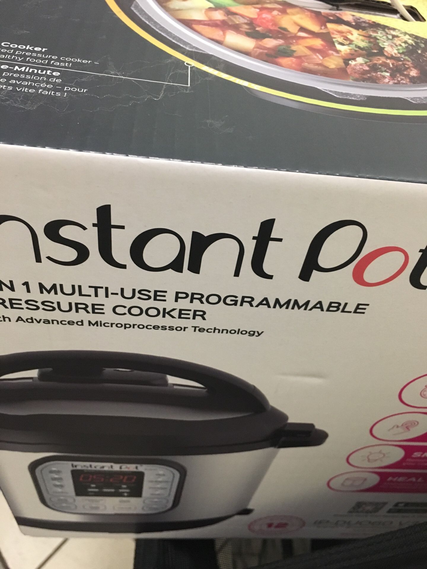 Brand new instant pot 6 qts