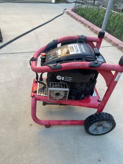 Husky gas operated pressure washer