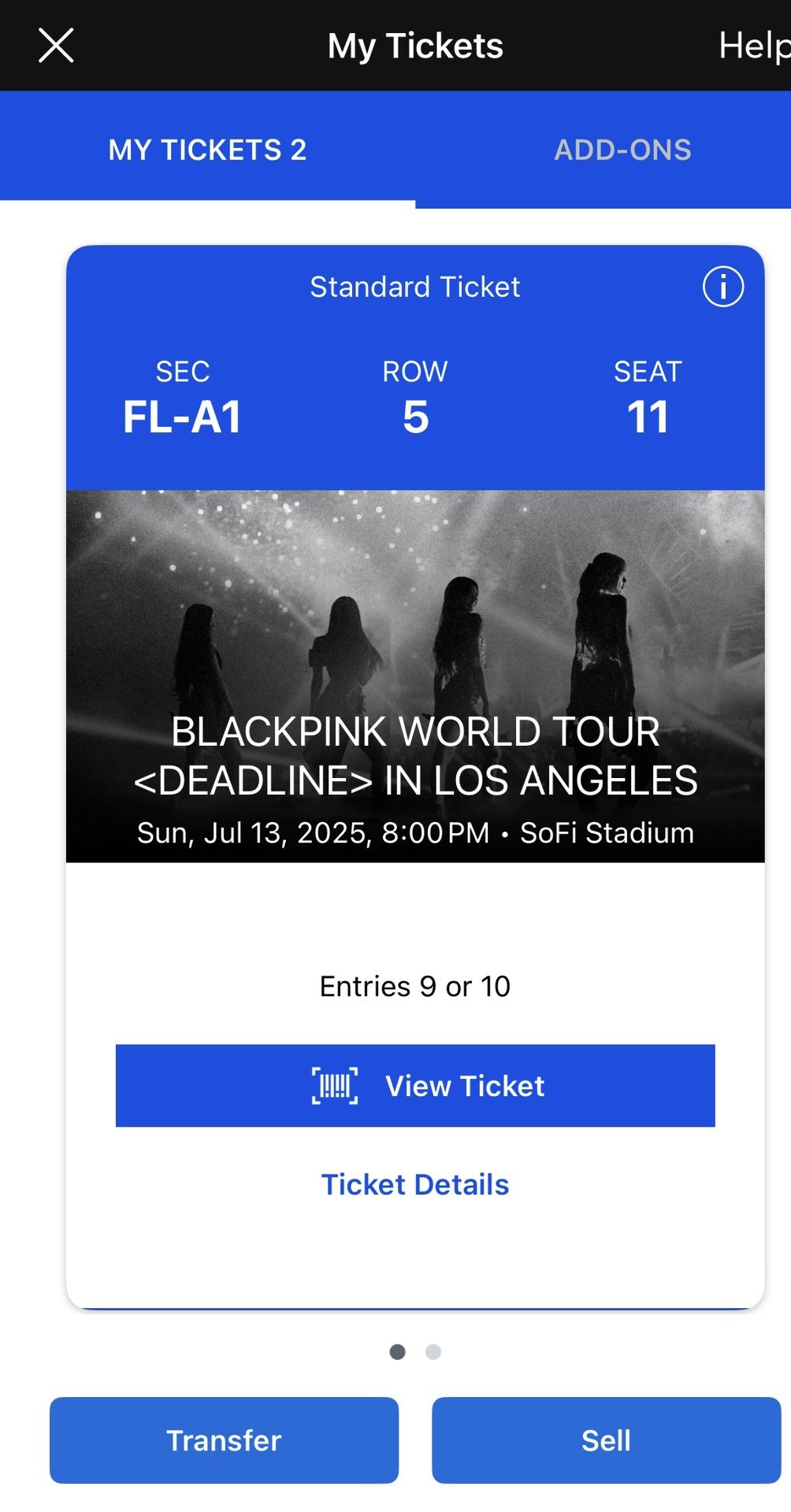 BLACKPINK WORLD TOUR <DEADLINE> IN LOS ANGELES - 7/13