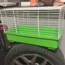 Green Guinea Pig Cage (used)