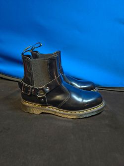 New Dr Martens Men's Black Buckle Boots (Size 11.5)