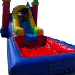 Moonwalk Water Slide 15x22 With Out Pool 15x32 With Pool Ft 